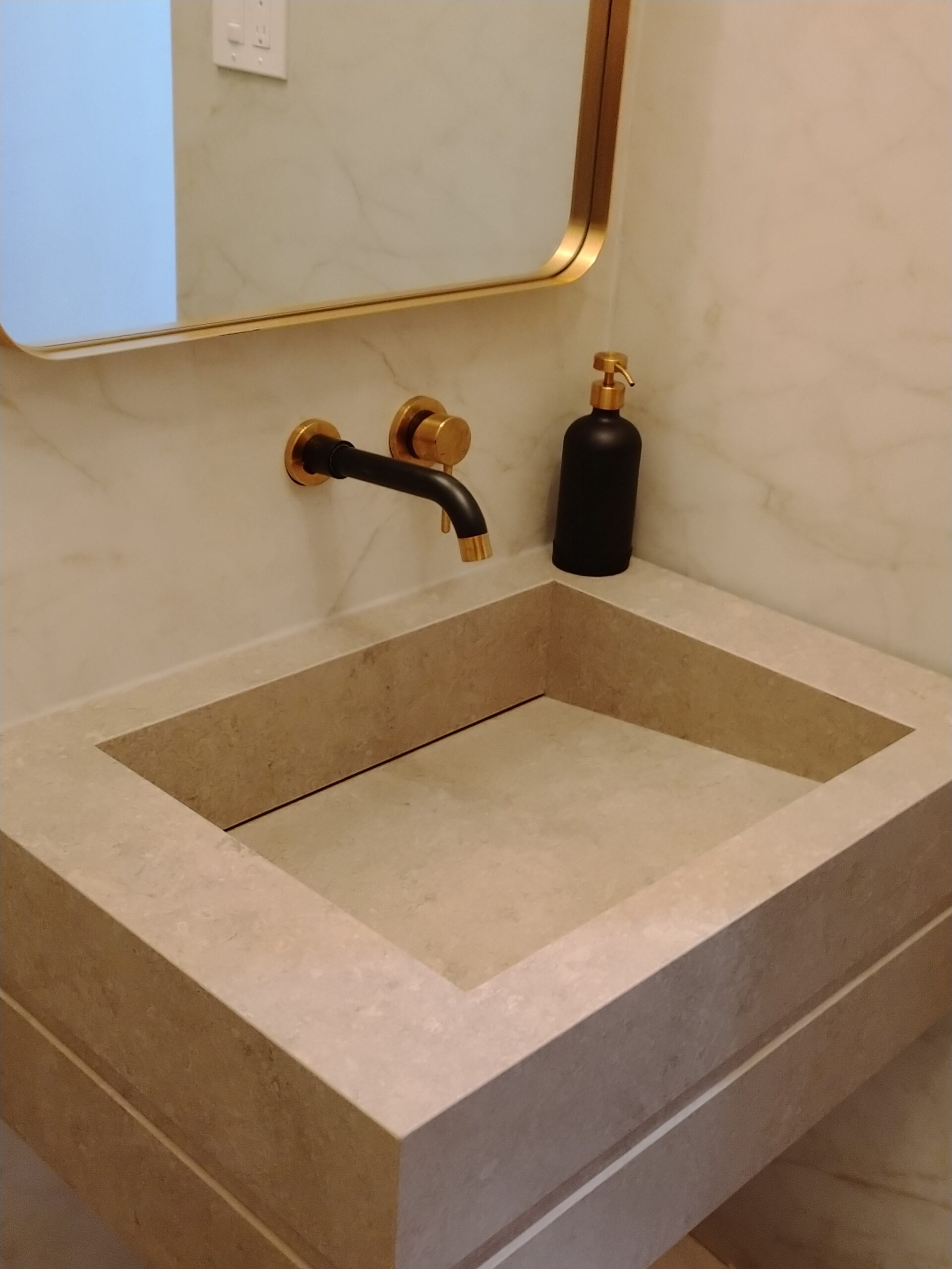 Porcelain Integrated Sink -1 View of a Kitchen Interior<br />
